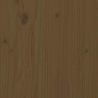 vidaXL Donica, miodowy brąz, 80x80x27 cm, lite drewno sosnowe