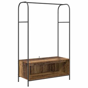 vidaXL Wieszak na Ubrania Brązowy dąb 100 x 44 x 160 cm