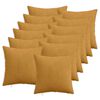 vidaXL Poszewka na poduszkę 12 pcs HEERLEN ż&oacute;łty 50 x 50 cm sztruks