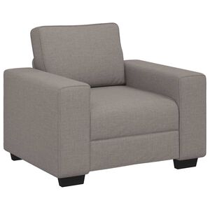 vidaXL Sofa Fotel Taupe 100x77x82 cm Tkanina