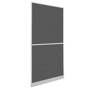 vidaXL Screen na owady z zawiasami Biały i czarny 100 x 215 cm
