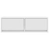 vidaXL Szafka RTV Biała 80x31x25,5 cm Drewno klejone