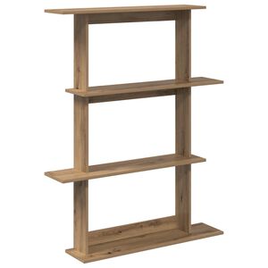 vidaXL P&oacute;łka ścienna Dąb artisan 100 x 20 x 126 cm Drewno inżynieryjne