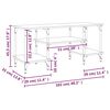 vidaXL Szafka pod TV, szary dąb sonoma, 102x35x45,5 cm
