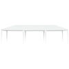 vidaXL Namiot imprezowy, 4 x 9 m, biały