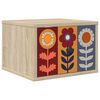 vidaXL Ścienny stolik nocny ESSEN dąb Sonoma 36 x 33 x 25 cm