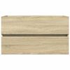 vidaXL Szafka pod umywalkę, dąb sonoma, 80x38,5x45 cm, płyta wiórowa