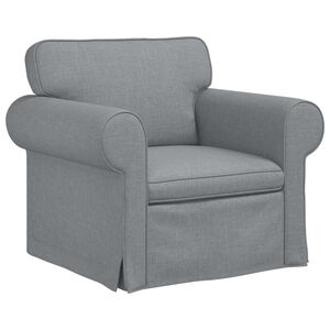 vidaXL Sofa Jasnoszary 95 x 82 x 80 cm tkanina