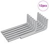 vidaXL Klucz Szesnastokątny 12 pcs Srebrny 32 x 86 mm Stal