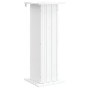 vidaXL Stojak na rośliny Biały 30,5 x 30 x 80,5 cm Drewno inżynieryjne