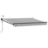 vidaXL Elektryczna Rozkładana Markiza Antracytowy i biały 3 x 2 m