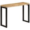 vidaXL Stolik konsolowy, 110x35x76 cm, surowe drewno mango