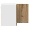 vidaXL Szafka wisząca Dąb rzemieślniczy i biały 57 x 57 x 40 cm