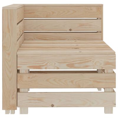 vidaXL Ogrodowa sofa 3-osobowa z palet, drewniana