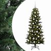 vidaXL Sztuczna choinka z bombką 180 cm 300 LED Ciepła biel PVC i PE