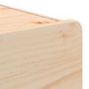 vidaXL Stolik nocny z szufladą 2 pcs Naturalny 39 x 34 x 33 cm