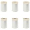 vidaXL Arkusz ochronny z taśmą klejącą 6 pcs 55 x 3300 cm HDPE