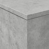 vidaXL Stolik kawowy z podświetleniem LED, szarość betonu, 50x50x40 cm