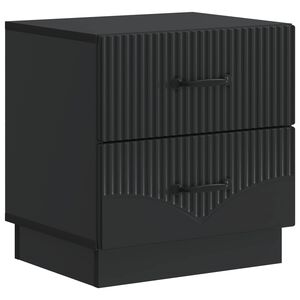 vidaXL Szafka Nocna Czarny 43 x 34,5 x 44,5 cm Drewno inżynieryjne