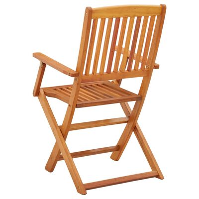 vidaXL Składane krzesła ogrodowe, 2 szt., lite drewno eukaliptusowe