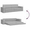 vidaXL Sofa Bed 200cm Szary chmur tkanina