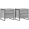 vidaXL Stolik nocny 2 szt. Szary Sonoma 50 x 39.5 x 50 cm