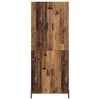 vidaXL Highboard Montowane na ścianie Stare drewno 69,5 x 34 x 180 cm