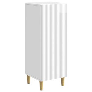 vidaXL Bufet Biały wysoki połysk 33 x 34,5 x 90 cm Drewno inżynieryjne