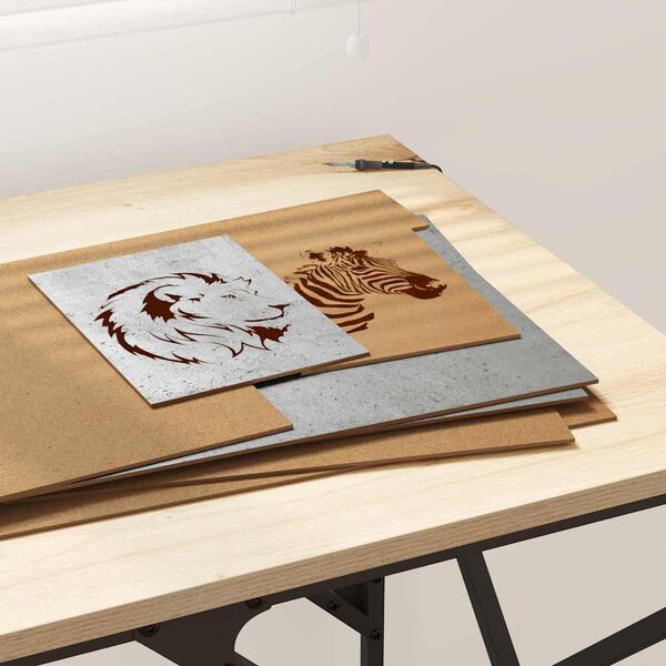 vidaXL Panele dekoracyjne 50 pcs Betonowy szary 30 x 42 x 0,27 cm