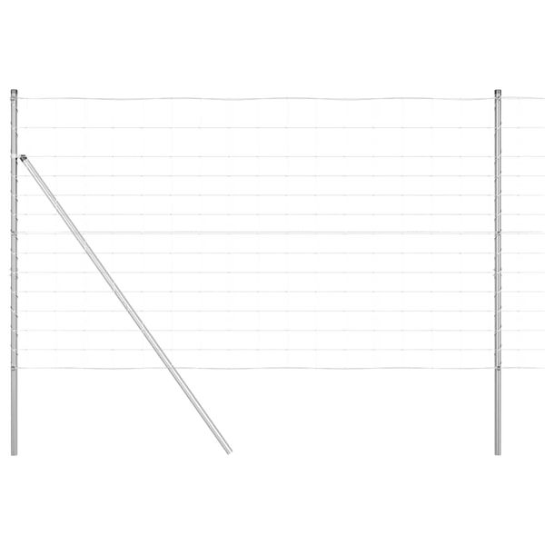 vidaXL Słupek ogrodzeniowy. Galwanizowany 25 x 1,4 m Stal