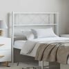 vidaXL Metalowe wymienne wezgłowie, białe, 100 cm