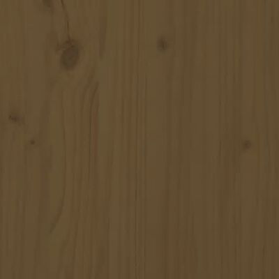 vidaXL Stolik kawowy, miodowy brąz, 80x50x40 cm, lite drewno sosnowe