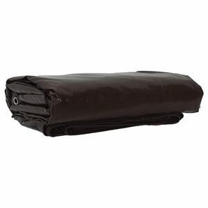 vidaXL Plandeka 650g / m&sup2; Brązowy 2 x 3 m Pł&oacute;tno z powłoką PVC