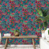 DUTCH WALLCOVERINGS Tapeta Paradise Flower, zielona