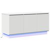 vidaXL Szafka pod telewizor Ze LED Lights Biały 100 x 38 x 49 cm