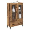 vidaXL Highboard z szufladą Stare drewno 70 x 31 x 115 cm