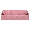 vidaXL Sofa R&oacute;żowy 228 x 78 x 80 cm Aksamit