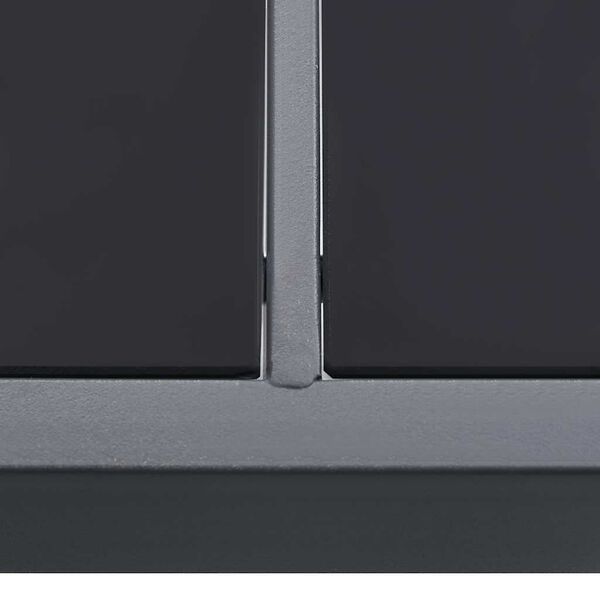 vidaXL Stół jadalniany do ogrodu, 190x90x74 cm, antracyt, stal