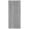 vidaXL Szafka, szary dąb sonoma, 102x33x75 cm, materiał drewnopochodny