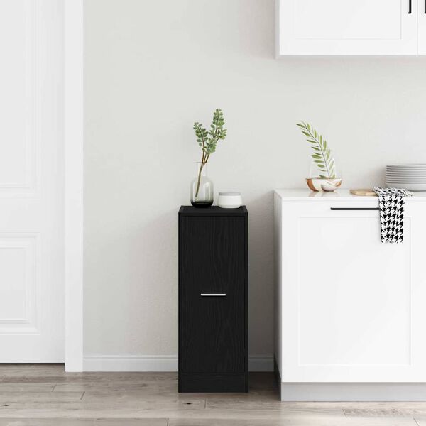 vidaXL Szafka apteczna Czarny dąb 30 x 41 x 77,5 cm