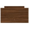 vidaXL Rama ł&oacute;żka z szufladami, brązowy dąb, 90x190 cm