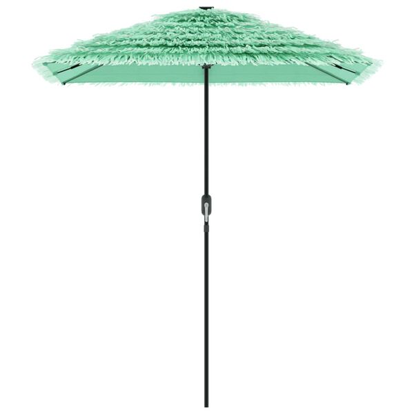 vidaXL Parasol ogrodowy na stalowym słupku, zielony, 300x200x250 cm