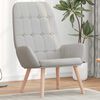 vidaXL Fotel relaksacyjny Cloud Grey Fabric