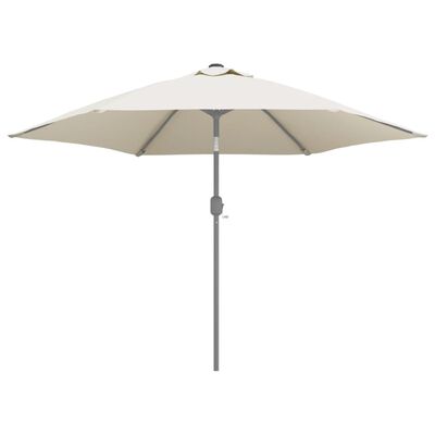 vidaXL Zamienne pokrycie parasola ogrodowego, piaskowa biel, 300 cm