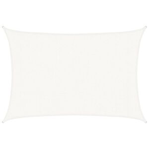 vidaXL Żagiel przeciwsłoneczny, 160 g/m&sup2;, biały, 3x4 m, HDPE