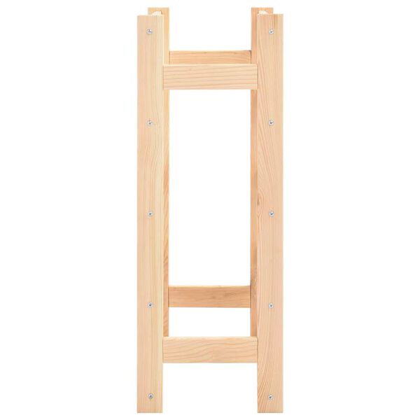 vidaXL Stojak na 20 butelek wina, drewno sosnowe