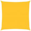 vidaXL Żagiel przeciwsłoneczny, 160 g/m&sup2;, ż&oacute;łty, 4,5x4,5 m, HDPE