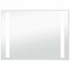 vidaXL Ścienne lustro łazienkowe z LED, 100 x 60 cm