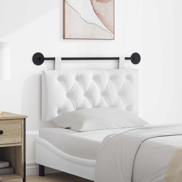 vidaXL Wisząca Głowa Biały 100 x 55 x 7 cm tkanina