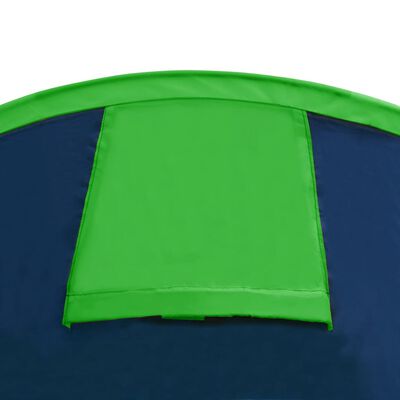 vidaXL Namiot 4-osobowy, niebiesko-zielony